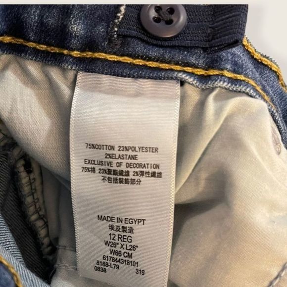 𝅺Levi's 511 Jeans - Slim Size‎ 12 R 26x26 - Picture 6 of 6